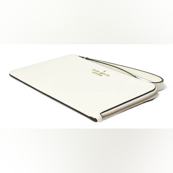 Kate Spade New York Staci Medium Leather Zip Wristlet in pale sapphirine - Picture 8 of 11